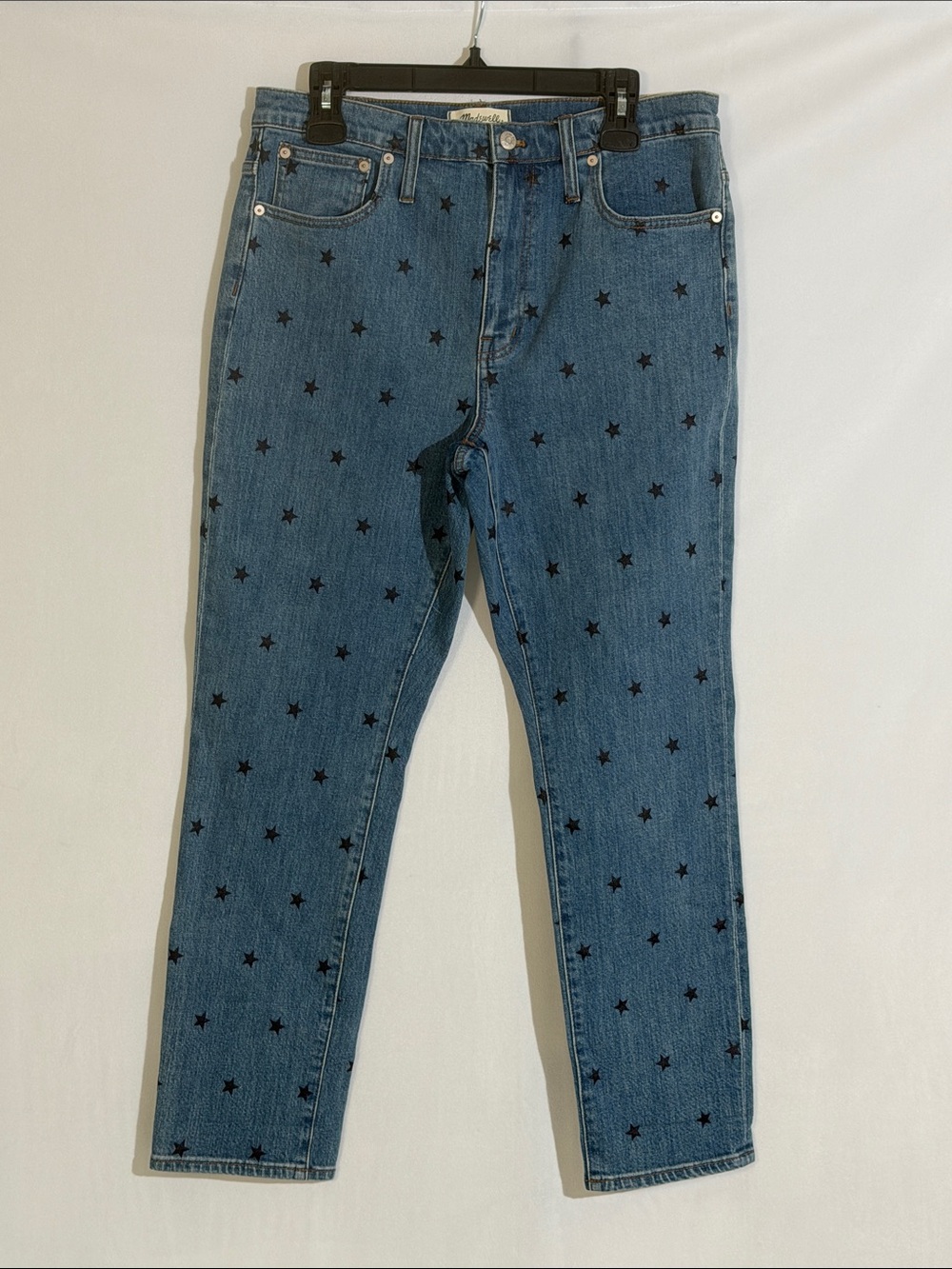 NWT Madewell High-Rise Slim Boyfriend Jeans Size 30 Star Print